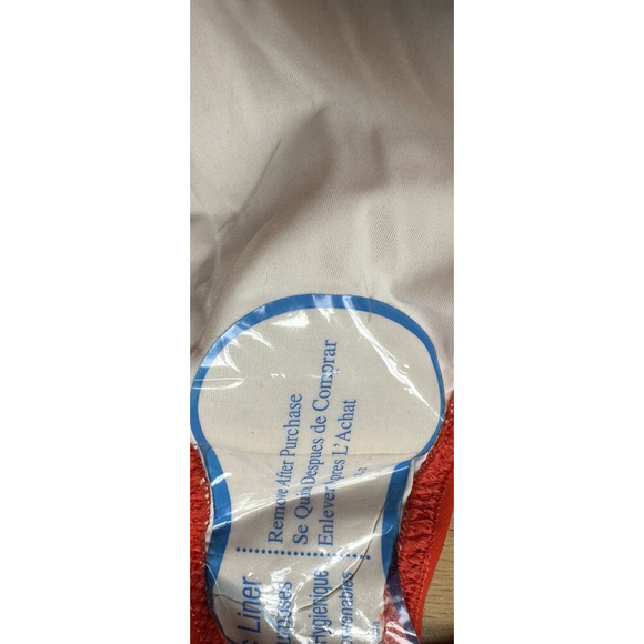 Solid & Striped $129.99 Red Orange One piece Swimsuit Women Ring Bathing Suit XS - Picture 7 of 7